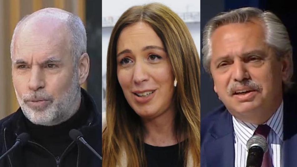Larreta, Vidal y Alberto Fernández 20210819