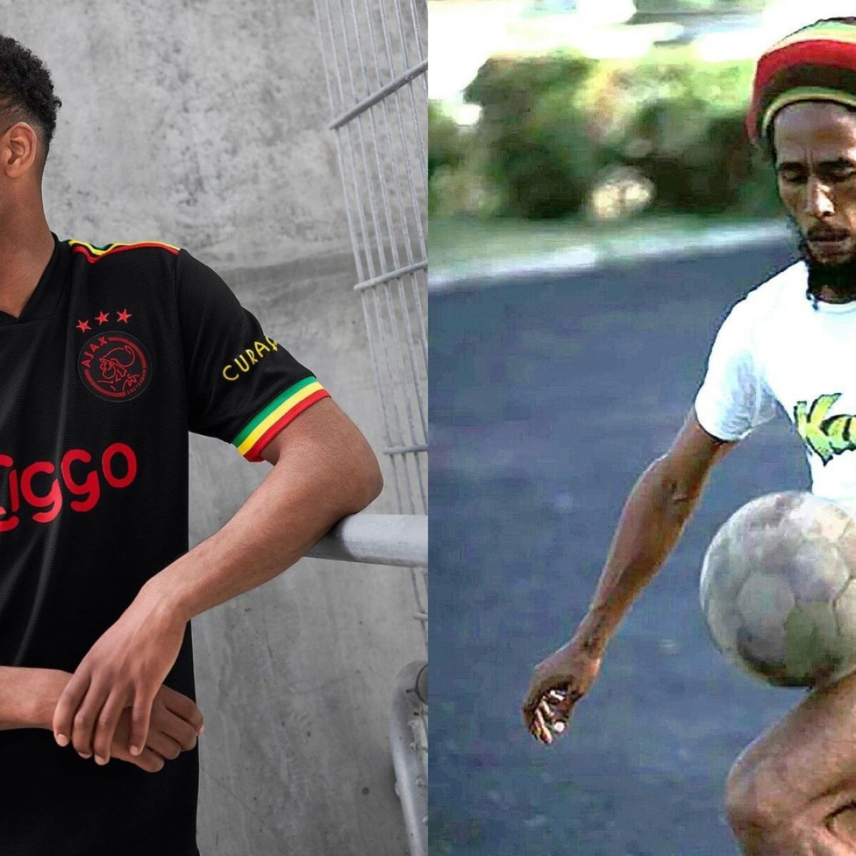 442 - El Ajax sacó a la venta una camiseta especial inspirada en Bob Marley