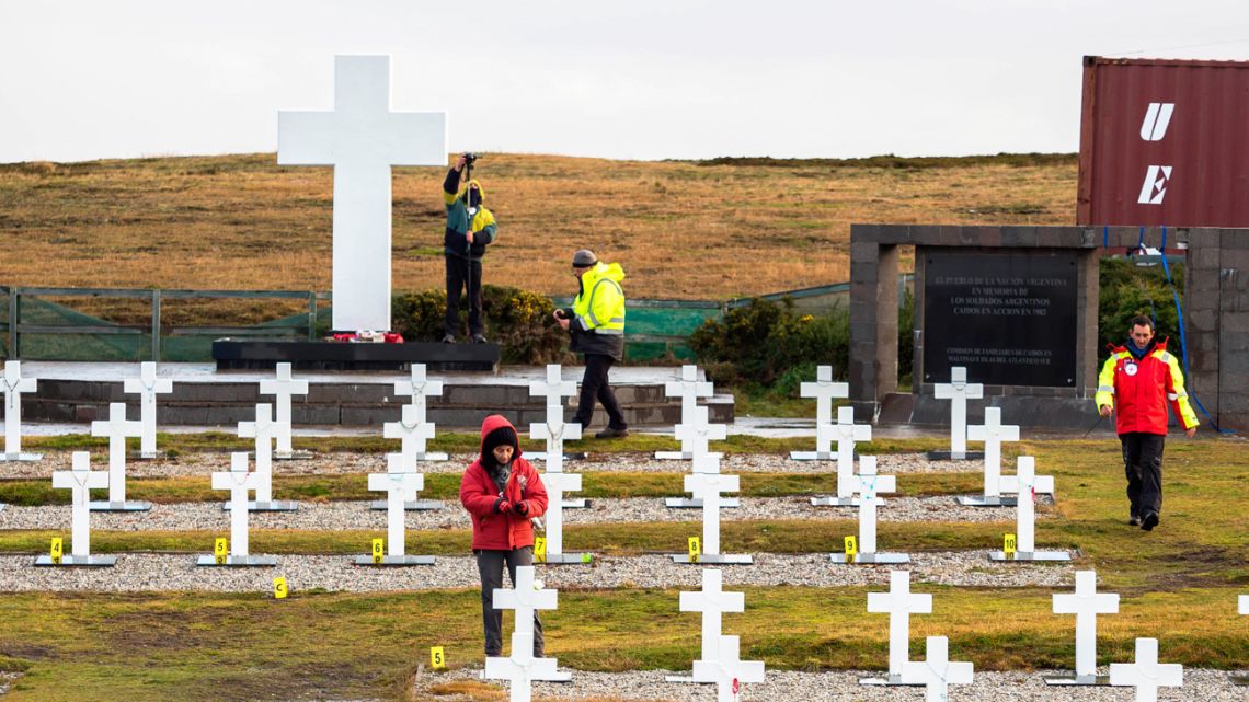 Handout file photo released by the International Committee of the Red Cross on June 20, 2017 shows Darwin cemetery. 