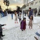 Solange Abraham organizó un festejo nevado para el cumpleaños de su hija