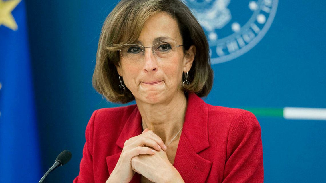 Italian Justice Minister Marta Cartabia.