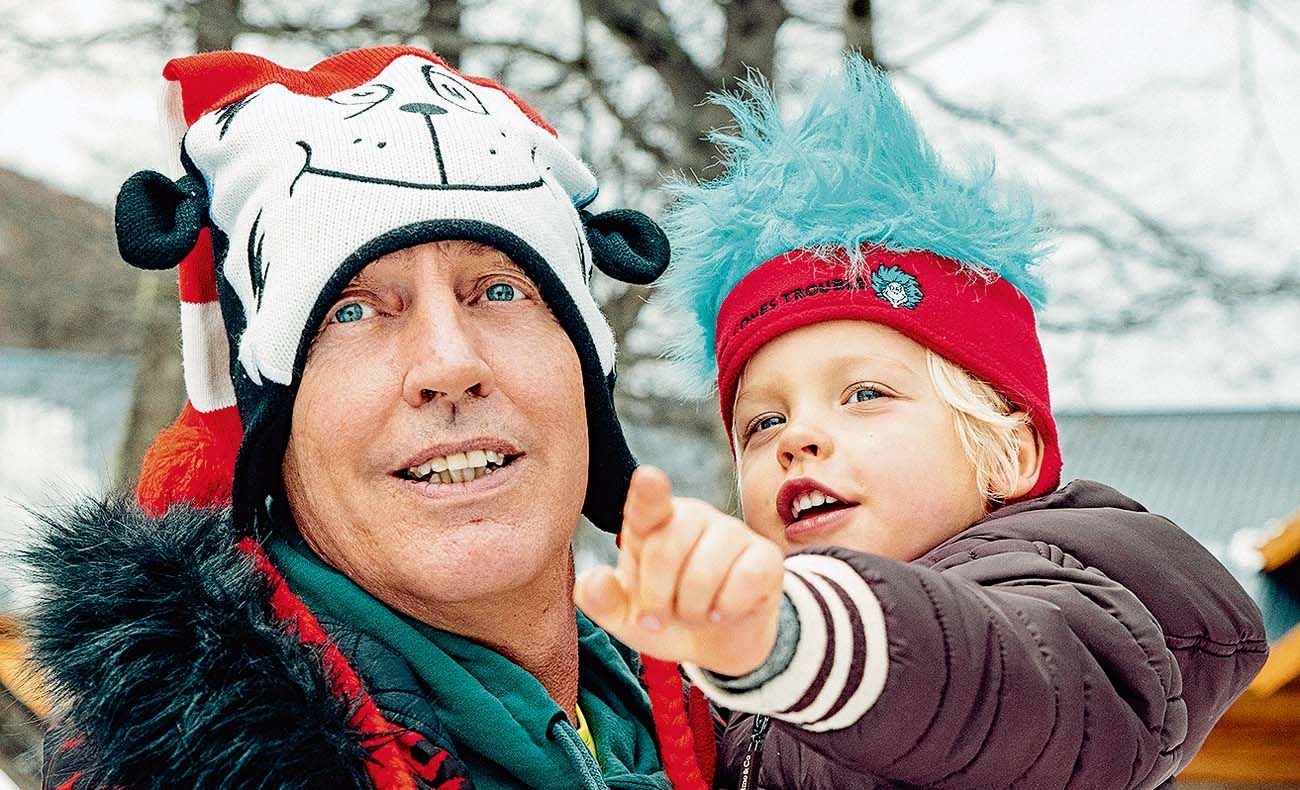 MARLEY CON SU HIJO: VACACIONES  A PURO AMOR Y NIEVE EN USHUAIA