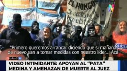 Patota amenazó a los jueces que investigan al Pata Medina