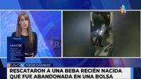 Bebé hallado en la basura - Flores