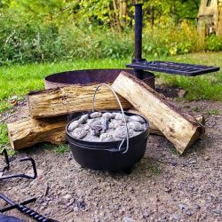 ¿Qué tipo de comida se puede preparar en un camping? ¿Con qué elementos?