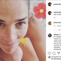 Juana Viale festejó el final de su cuarentena obligatoria con una sensual foto