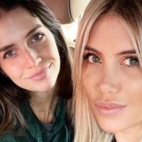 El particular gesto de Wanda Nara que despertó rumores de embarazo en la foto con Zaira Nara