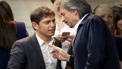 Axel Kicillof y Máximo Kirchner