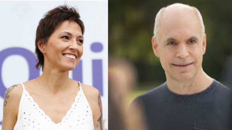 2021091 Mayra Mendoza y Horacio Rodríguez Larreta