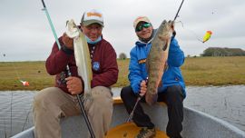 En total relevamos 6 lagunas que nos permiten vivir una jornada a puro doblete.