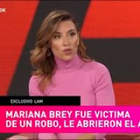 Mariana Brey fue víctima de un violento robo: los detalles