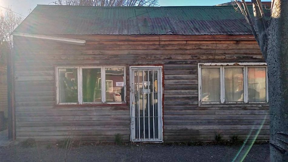 La casa allanada en Río Gallegos, por el caso de la desaparición de Marcela López.