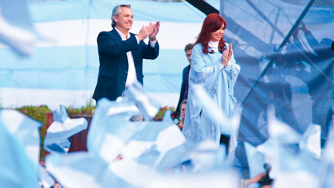 President Alberto Fernández and Vice-President Cristina Fernández de Kirchner.