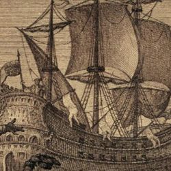La expedición había partido el 20 de septiembre de 1519 desde el mencionado puerto español hacia el océano Atlántico con el capitán portugués Fernando de Magallanes al mando de la nave insignia. 