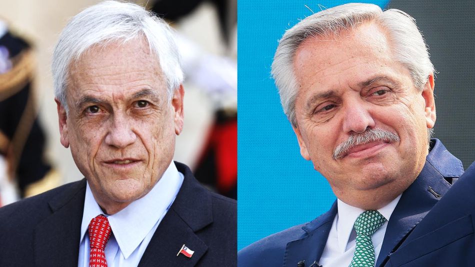 Sebastian Piñera y Alberto Fernandez 20210906