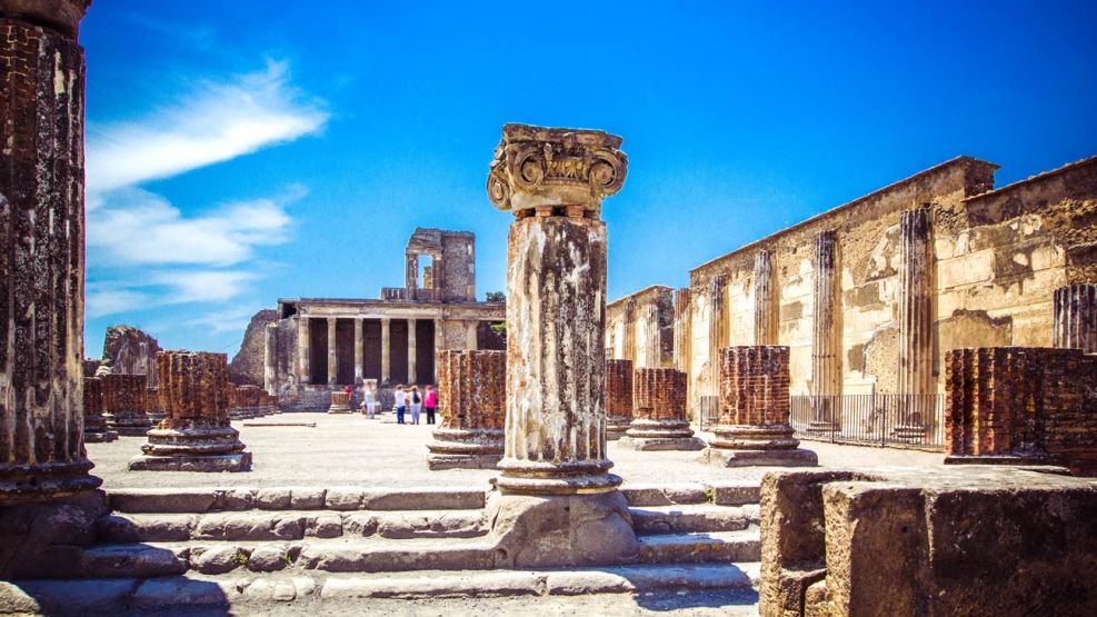 Ruinas y frescos de la antigua ciudad de Pompeya, Italia 20210906