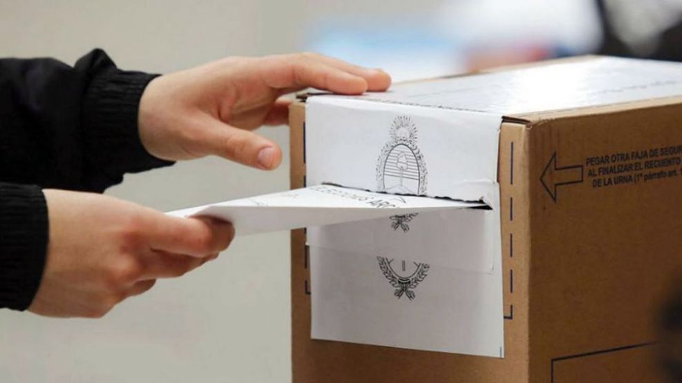 El voto en la urna