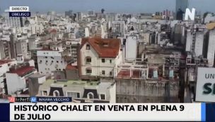 El icónico chalet de la 9 de julio en venta