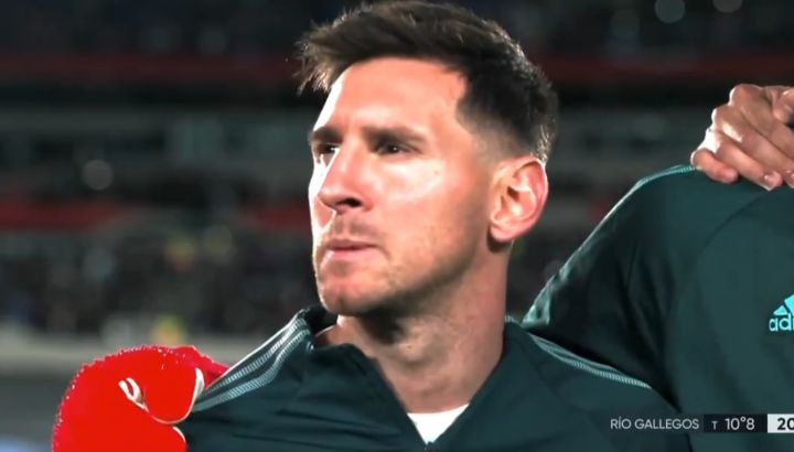 Lionel Messi-himno argentino