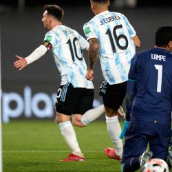Images from Argentina's clash against Bolivia, in which Lionel Messi scored a hat-trick. After the match, the players celebrated their Copa América win with fans, in the first match played before spectators in Argentina since March 2020.