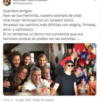 Dolor por la muerte de Herminia, la mamá de Eugenio y "Culini" Weinbaum de MDQ