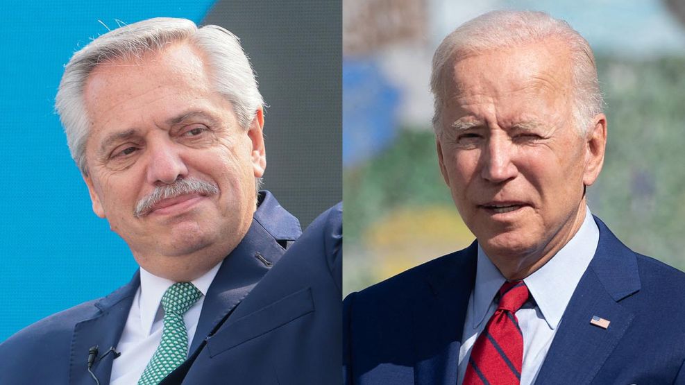 Alberto Fernández y Joe Biden 20210910