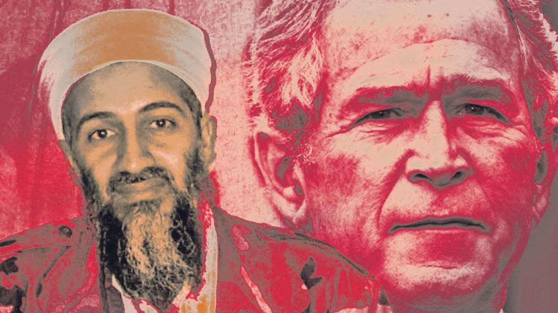 Osama bin Laden and George W. Bush