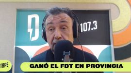 Roberto Navarro anunció un triunfo del FDT en Provincia