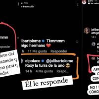 Barby Silenzi mantuvo una curiosa reacción al ver mensajes de El Polaco con una actriz