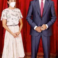 LETIZIA RECICLO UN VESTIDO DE SU SUEGRA
