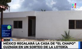 Sortean la casa del líder narco Chapo Guzmán en una lotería nacional