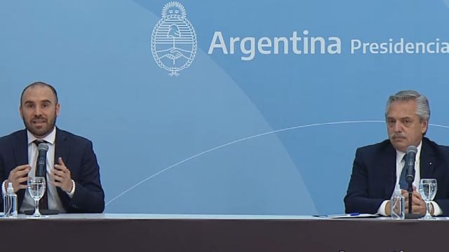 Alberto Fernández y Martín Guzmán