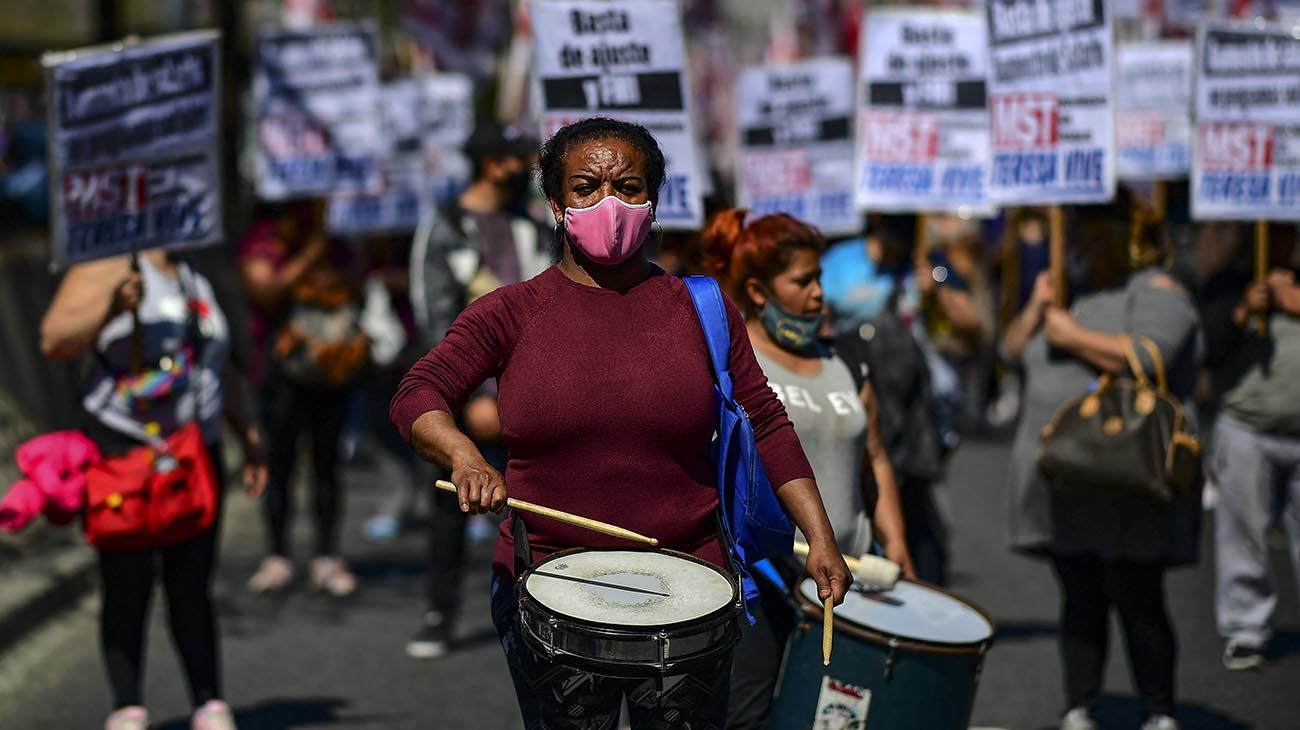 Marcha de Organizaciones sociales por el centro porteño 