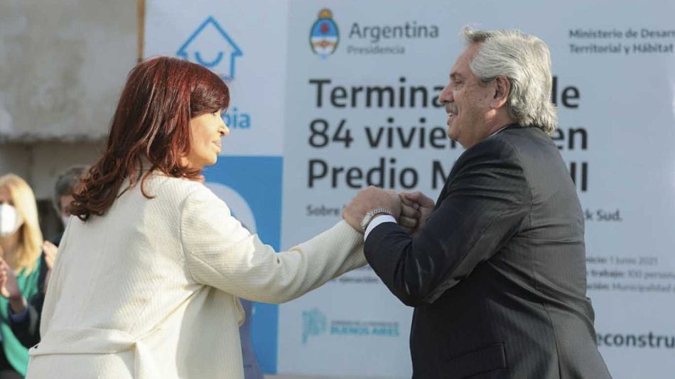 Alberto Fernández y Cristina Fernández de Kirchner