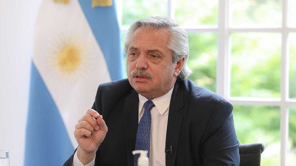 El presidente Alberto Fernández