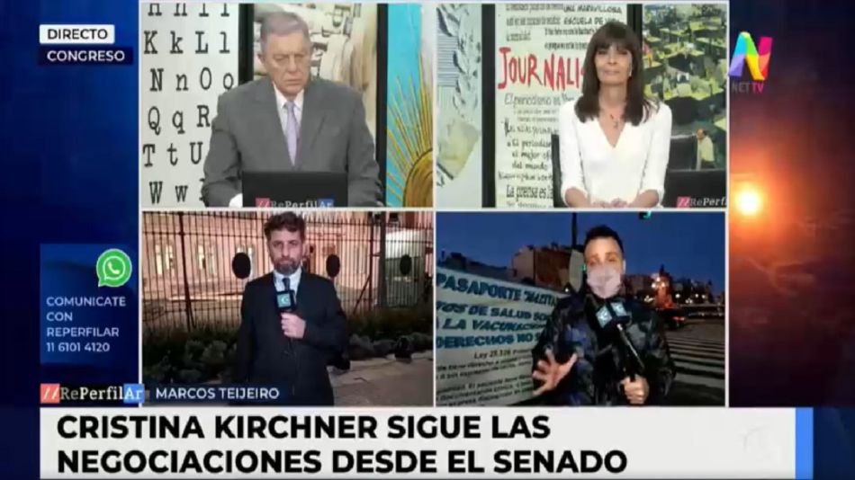 Manifestaciones en el Congreso
