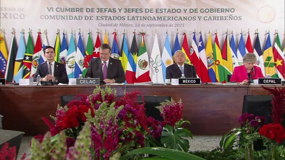 Cumbre de la CELAC 2021 en ciudad de México