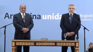 Alberto Fernández toma el juramento de Juan Manzur y los nuevos ministros