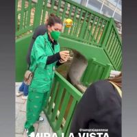 China Suárez y el bolso de 960 dólares con el que marcó tendencia en Madrid