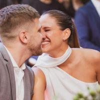 Todos los detalles del look de Barbie Vélez en su casamiento por civil