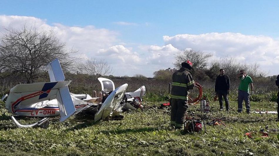 Accidente aéreo en Berazategui 20210924