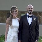  Todos los detalles del look de Abel Pintos y Mora Calabrese en su casamiento