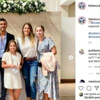 Nicole Neumann y Fabián Cubero, compartieron la comunión de Allegra, junto a sus parejas