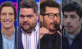 Ivan de Pineda, Dario Barassi, Marcelo Tinelli y Esteban Lamothe
