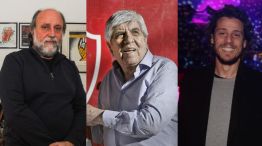 Daniel Grinbank, Hugo Moyano y Gastón Gaudio