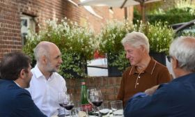 Horacio Rodríguez Larreta Bill Clinton lunch