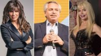 Anama Ferreira, Alberto Fernandez y Adriana Aguirre