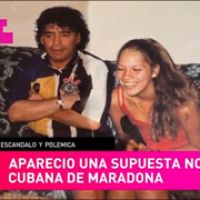 Apareció una novia cubana de 16 años de Diego Armando Maradona