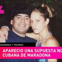 Apareció una novia cubana de 16 años de Diego Armando Maradona