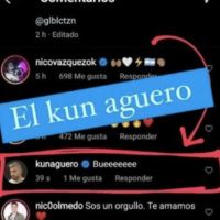 El comentario que le hizo el Kun Agüero a Lali Espósito y luego eliminó